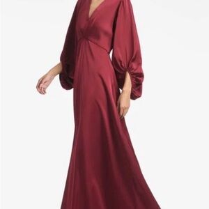 NWT Sachin + Babi Jenny Gown Bordeaux Red Bridesmaid Maxi Wedding Guest Size 6